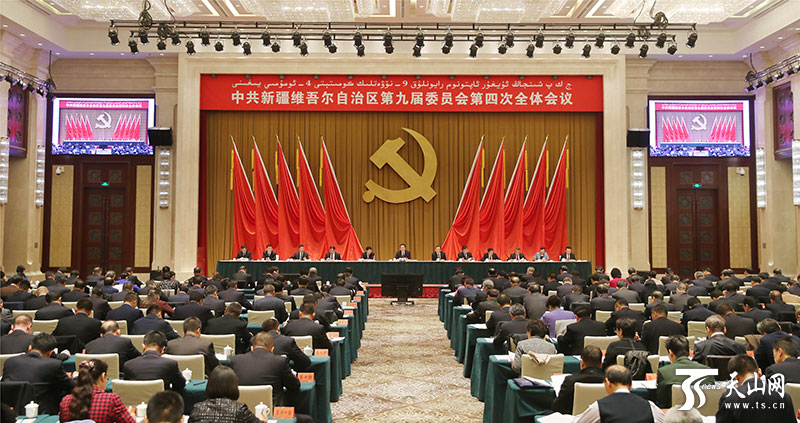 自治区党委九届四次全会召开