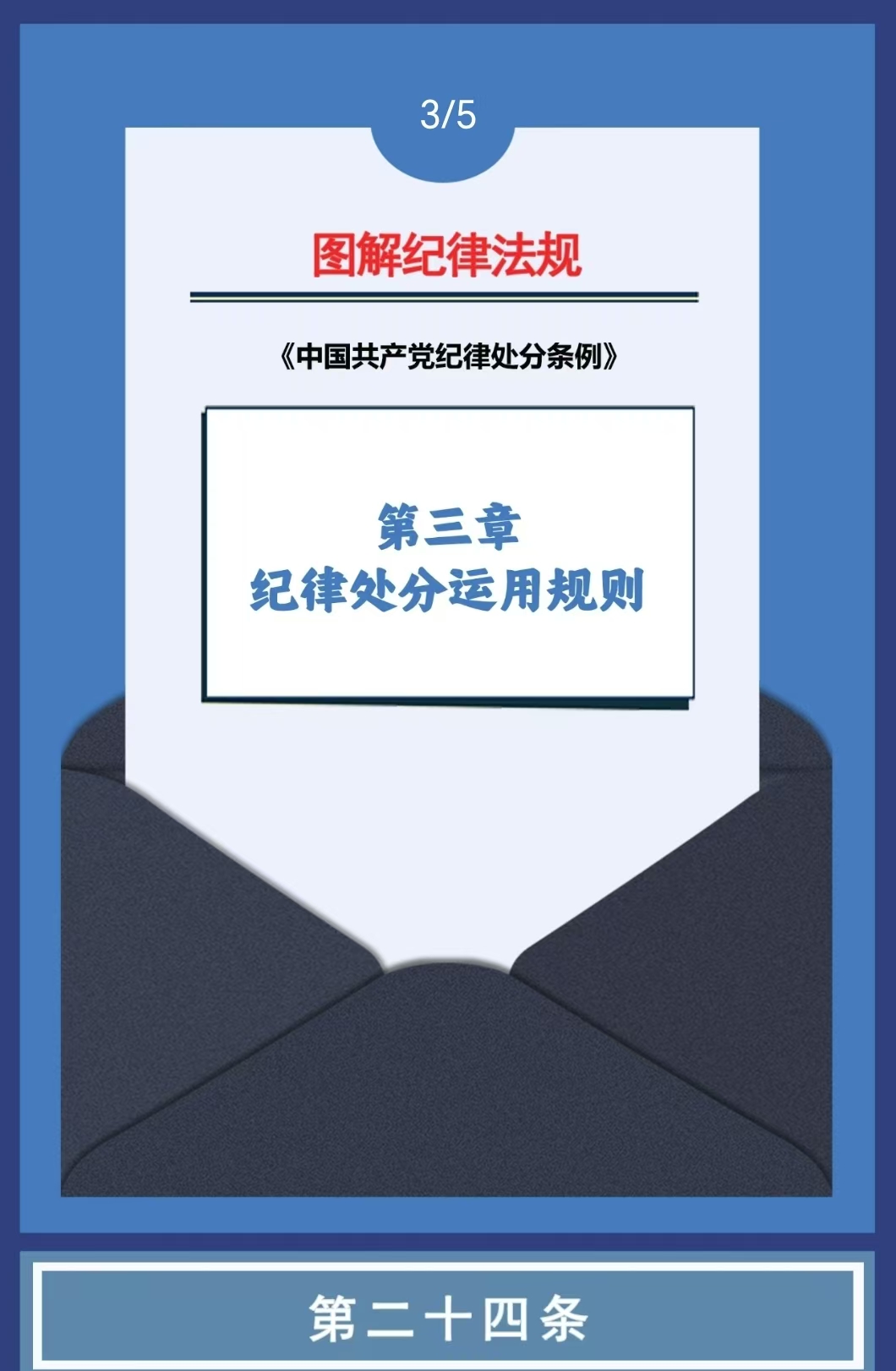 图解纪律法规丨纪律处分运用规则（第二十四条、第二十五条）