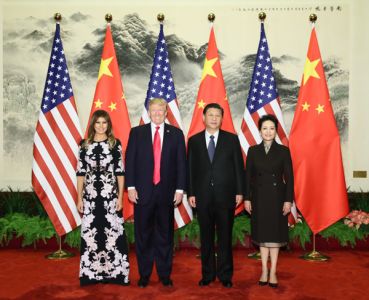 习近平同美国总统特朗普举行会谈